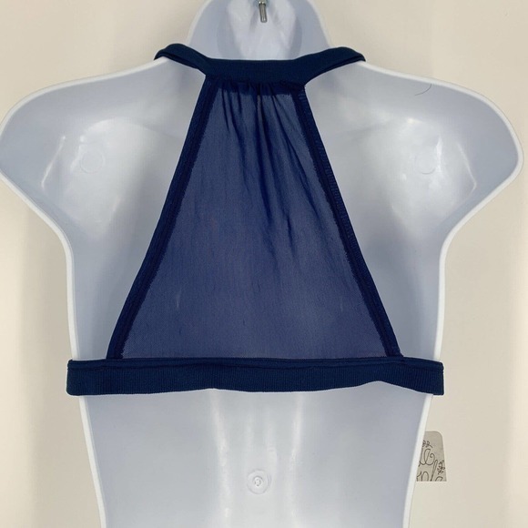 Intimately Free People Sheer‎ Racerback Blue Bra Bralette Women’s L/XL NWT - Picture 2 of 5